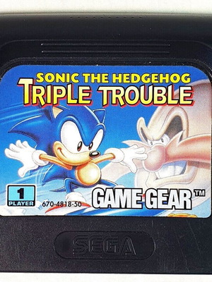 4 ΠΑΙΧΝΙΔΙΑ SEGA GAME GEAR ( SONIC TRIPLE TROUBLE, CASINO FUNPAK, BUGS BUNNY IN DOUBLE TROUBLE & WIZARD PINBALL )