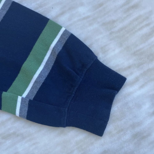 Giovanni Galli men's long-sleeve blouse used, blue and green