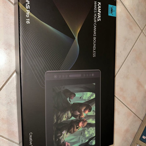 Huion Kamvas Pro 16 Drawing Tablet with FHD 15.6" Screen like new