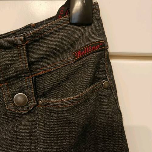 Bellino mini denim skirt like new, gray anthracite Y2K style