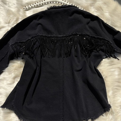 Zara denim shirt black like new, size M