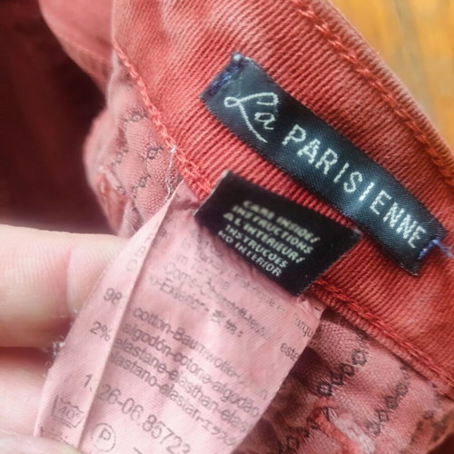 Maison Scotch women's jeans like new, rust red, sizes S/M