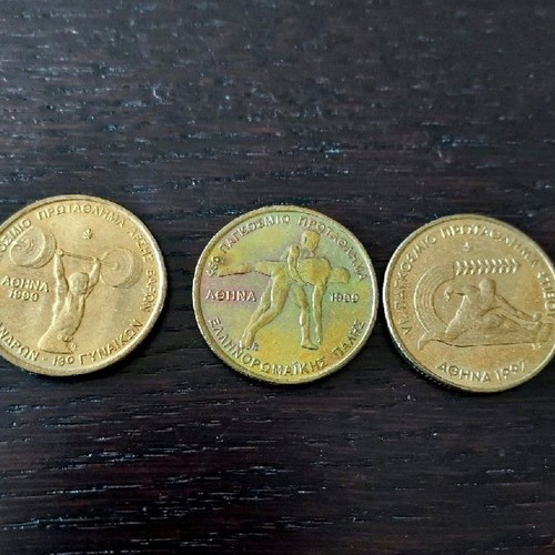 Collectible coins used, old in excellent condition