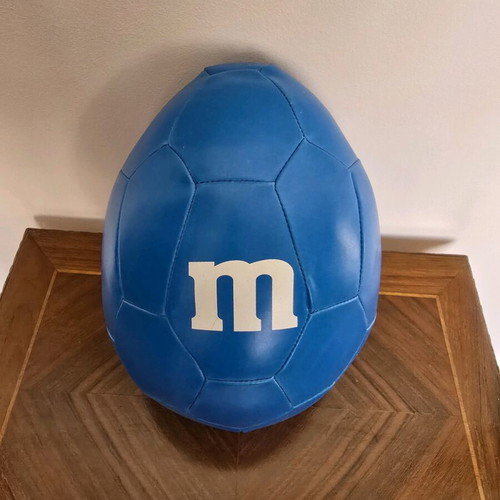 Collectible M&M's pillow ball like new, blue