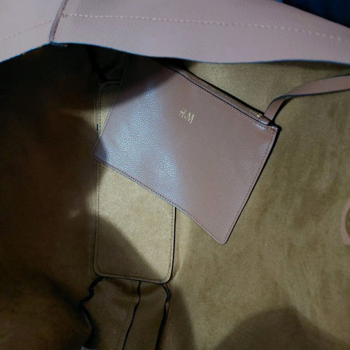 H&M shoulder bag like new, large, beige and brown