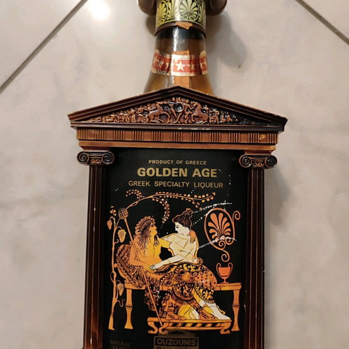 Golden Age Ouzounis liqueur used, almost full