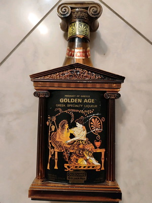 Golden Age Ouzounis liqueur used, almost full