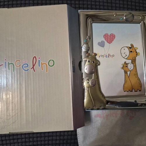 Princelino 9x13 cm children's photo frame new with giraffe decor