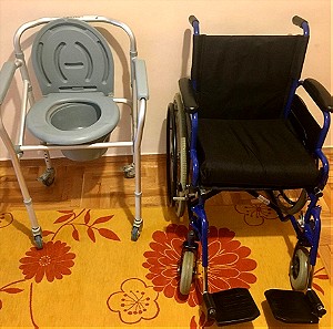 Πώληση αναπηρικού αμαξιδίου και αναπηρικής καρέκλας μπάνιου