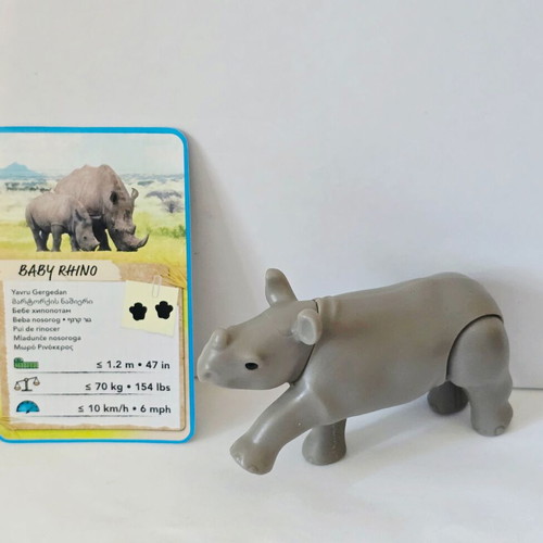 McDonald's Playmobil Baby Rhino new