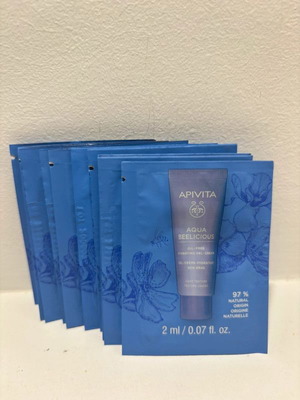 Apivita Aqua Beelicious Gel Κρέμα Προσώπου 10x2ml, Ελαφριά, Oil-Free