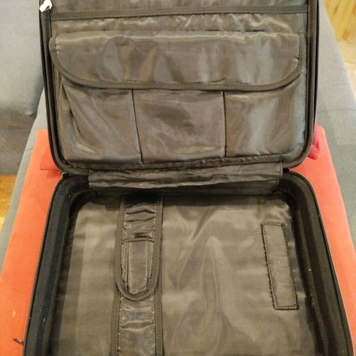JB laptop bag used, black, fits up to 15.6"