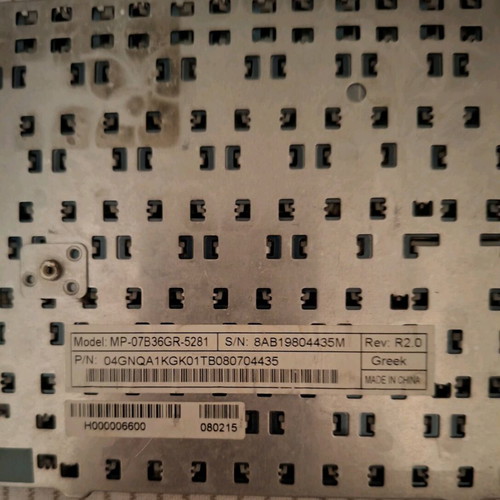 Laptop keyboards used, set of 3 pieces