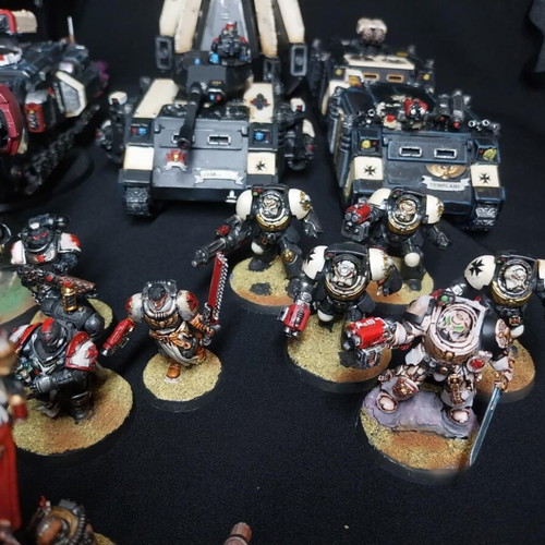 Black Templars Army Warhammer 40K fully painted, like new