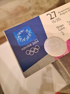 Olympic Games 2004 tickets like new, collectible