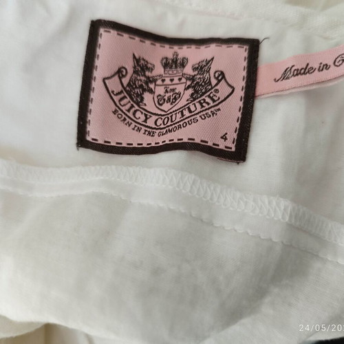 Mini dress Juicy Couture white, like new, boho romantic style