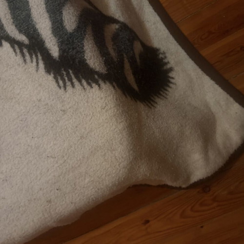 Vintage blanket, 1.07m x 1.44m