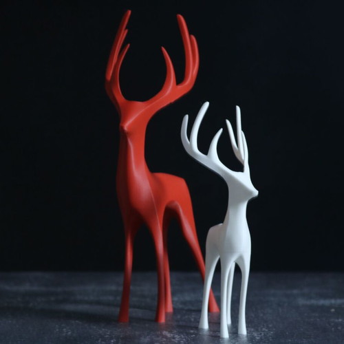 Christmas deer stag new, 25cm and 17cm heights
