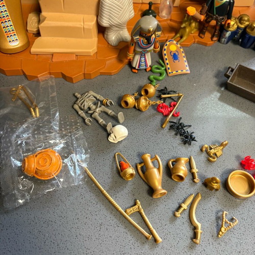 Playmobil Egypt used, pyramid with figures and accessories