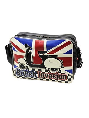 British Invasion Retro Vespa Scooter Crossbody Bag New