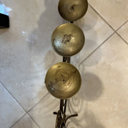 Large candlestick holder, 85 cm length