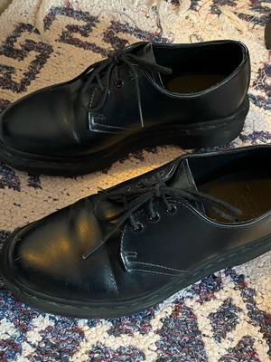 Dr. Martens 1461 Oxfords Mono Smooth Μαύρα νούμερο 36 σαν καινούργια
