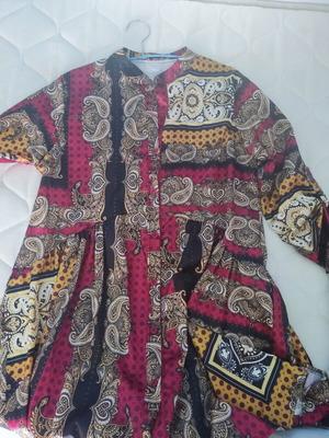 Semizie Mao-style blouse dress new, one size