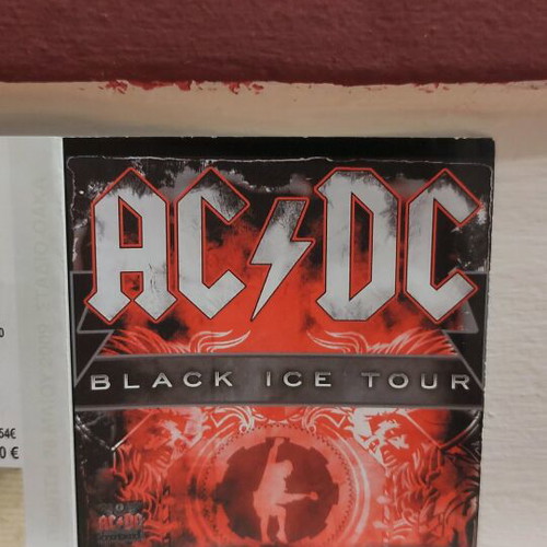 AC/DC concert ticket 28/5/2009 like new