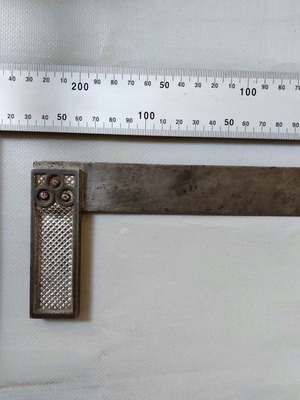 Metal Carpenter's Square 300mm used, angle ruler
