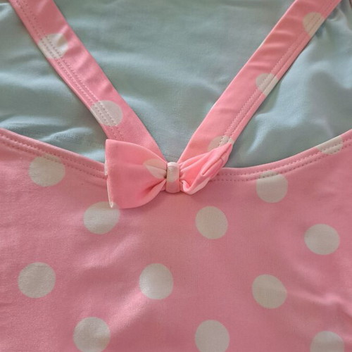 Girls' Minnie Pink Polka Dot Swimsuit H&M like new, ages 6-8