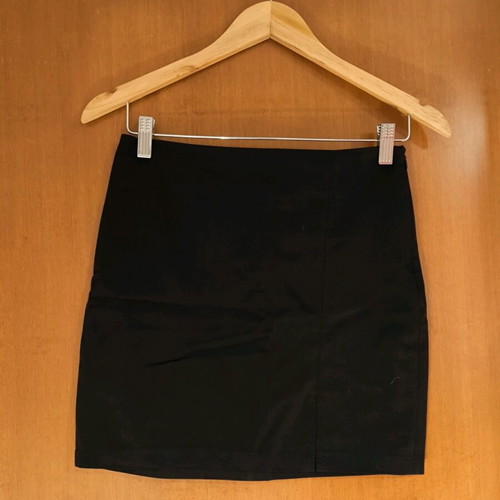 Mini skirt mindyourstyle with zipper like new, black