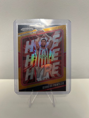 Euroleague Prizm Giorgos Printezis Get Hype Gold κάρτα /10 καινούργια