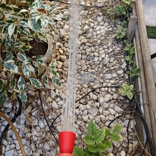 3D Printed Watering Nozzle like new, multicolor