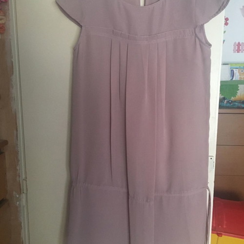 La Redoute romantic short dress used, dusty pink, size S