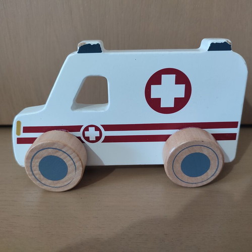 Little Dutch wooden toy vehicles set, like new
