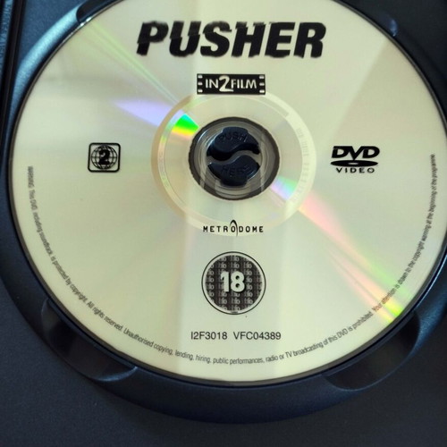Pusher DVD like new without Greek subtitles