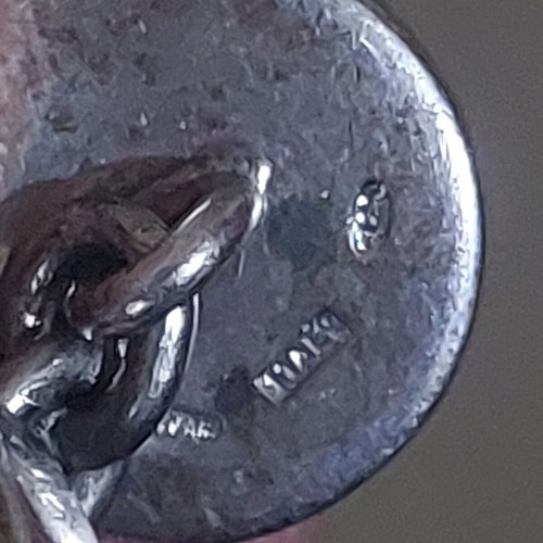 Prada silver cufflinks used, good condition