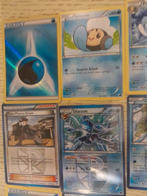 Pokemon cards lot of 10 Team Plasma cards new, holo energy