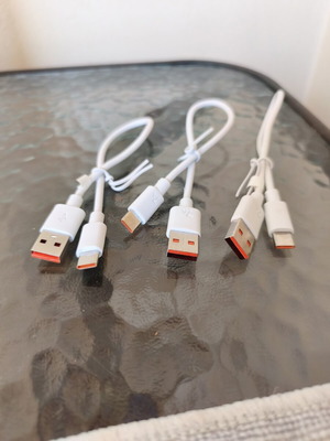 USB Type C καλώδια φόρτισης σετ 3, 7A, καινούργια