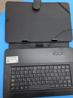 Θήκη πληκτρολόγιο Turbo X για tablet 10 ιντσών ενσύρματο, σαν καινούργιο, μαύρο
