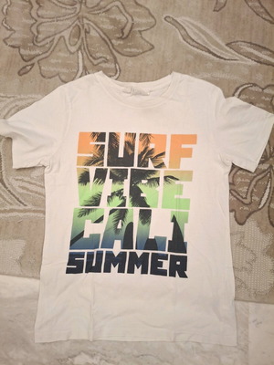 H&M Kids' Short-Sleeve T-Shirt Like New, White, 12-14 Years