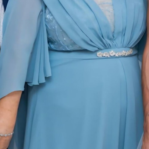 Blue dress like new, size L/XL
