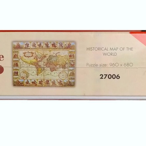 Puzzle Claes Janszoon Visscher Historical Map of the World Trefl 2000 new