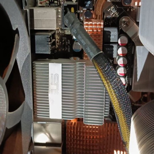 Cooler Master computer tower used with graphics card, power supply, motherboard, cooler