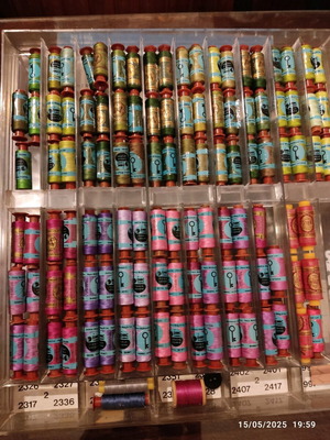 Sewing threads new, pack of 228 pieces