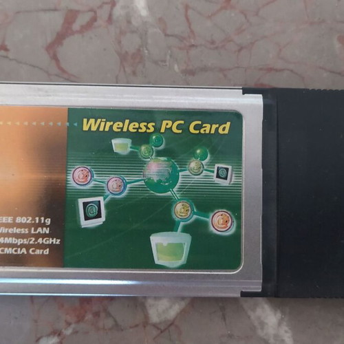 Wireless LAN PCMCIA Card 802.11g 54Mbps like new