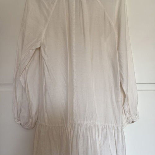 H&M dress size L white like new, loose fit
