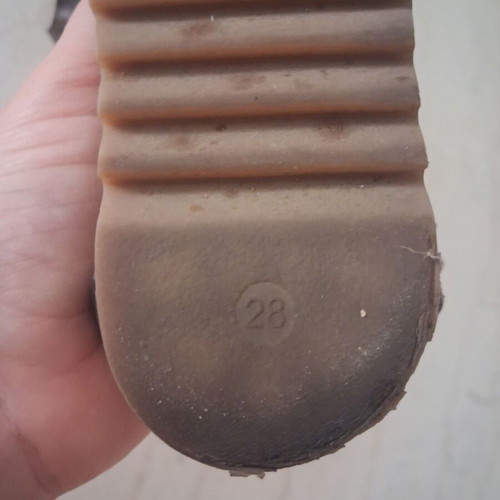 Crocodilino children's sandals size 28 used, brown leather, comfortable