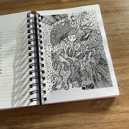 Illusions 2026 daily planner new, handmade