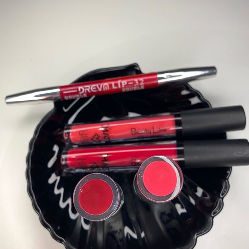 Beauty Line makeup products new with 2 lipsticks and 2 matte lipsticks
